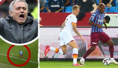 Mourinho kendini kaybetti! Nwakaeme’nin arkasından depar attı…