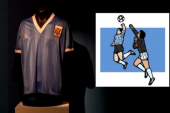 Diego Maradona’nın ‘Tanrı’nın Eli’ golünü atarken giydiği forma satıldı!